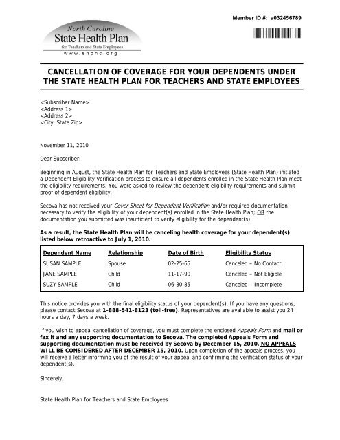 Sample Insurance Cancellation Letter from img.yumpu.com