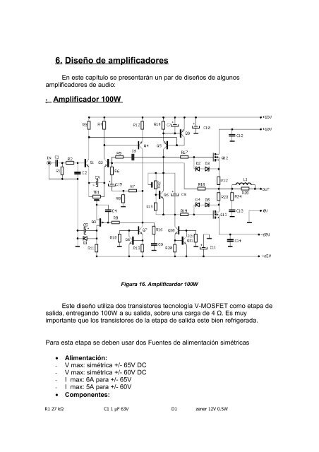 AMPLIFICADORES DE AUDIO