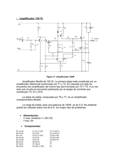 AMPLIFICADORES DE AUDIO