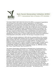 Rain Forest Restoration Initiative (RFRI) - Rainforestation