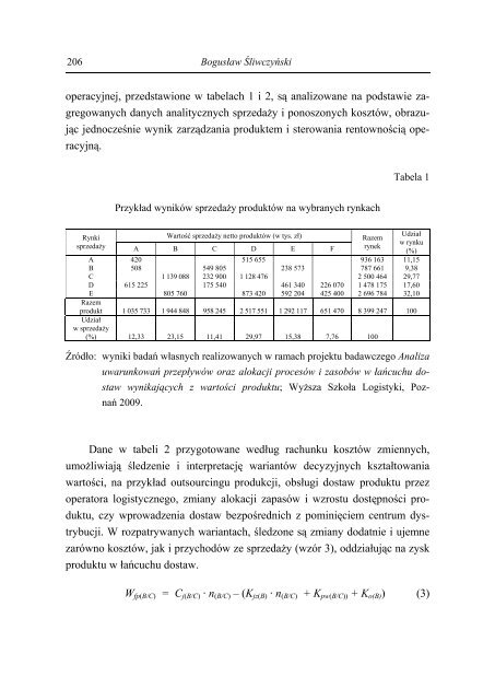 Zeszyt naukowy - caÅoÅÄ - WydziaÅ ZarzÄdzania i Ekonomiki UsÅug