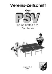 Ausgabe 3/2011 - Post SV Kamp-Lintfort