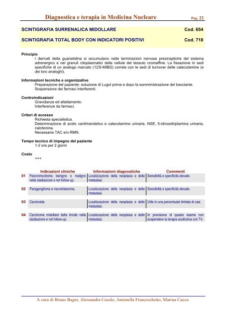 Diagnostica e terapia in Medicina Nucleare - Policlinico di Modena