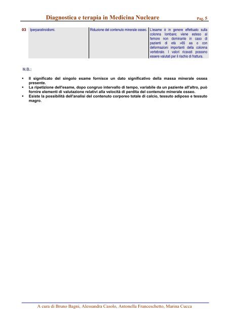 Diagnostica e terapia in Medicina Nucleare - Policlinico di Modena