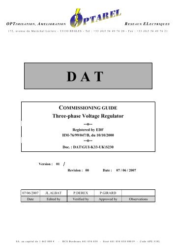 Commissioning guide GUI-K33-UK-S230V01R00 - OVH.net