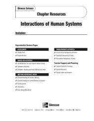 Chapter 3 Resource: Interactions of Human Systems