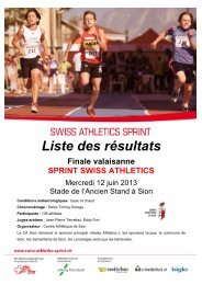 RÃ©sultats complets_Finale valaisanne_Sprint Swiss ... - CA Sion