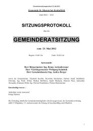 Gemeinderatssitzungsprotokoll 2012.05.23 - St. Marein bei Knittelfeld