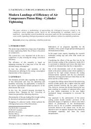 Modern landings of efficiency of air compressors piston ring-cylinder ...