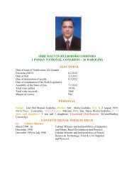 Download Member Profile - Government of Goa