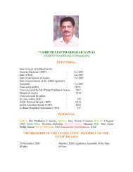 Download Member Profile. - Goavidhansabha.gov.in - Welcome to . 