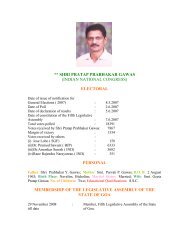 Download Member Profile. - Goavidhansabha.gov.in - Welcome to ...