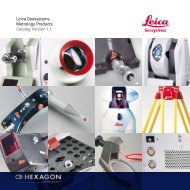 Leica Geosystems Metrology Products Catalog ... - Top Geocart