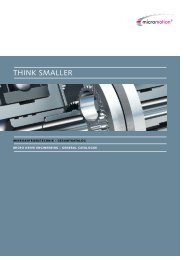 Think smaller - Micromotion