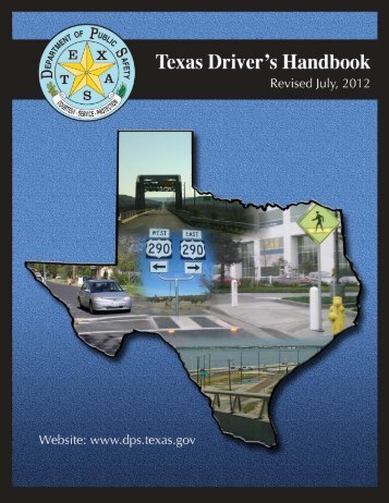 Texas Driver's Handbook - National Driver Training Institute