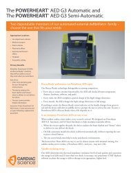 Powerheart AED G3 Brochure - Disseldorp Techniek