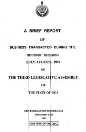 1 - Goavidhansabha.gov.in - Welcome to Goa Legislative Assembly