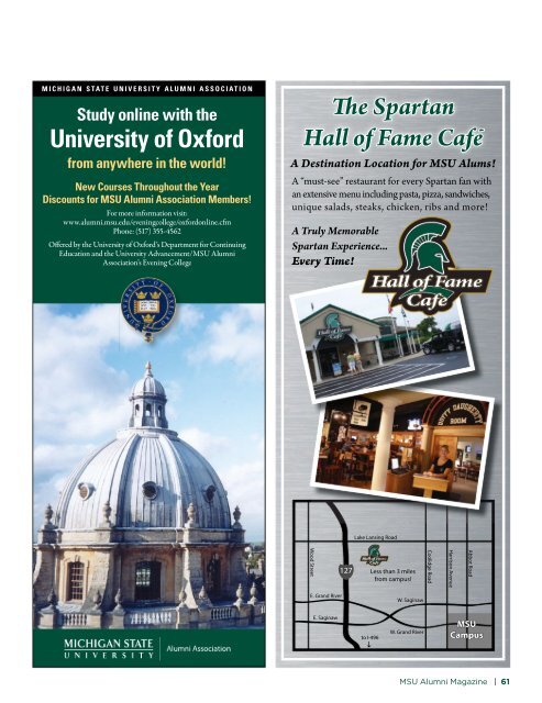 Raving fans wear Spartan jewelry - MSU Alumni Association ...