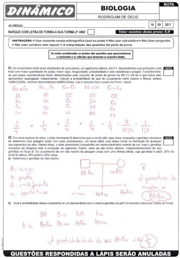 P2 - Biologia - Rodriguim