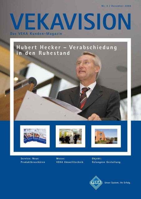 Hubert Hecker â Verabschiedung in den Ruhestand - Veka