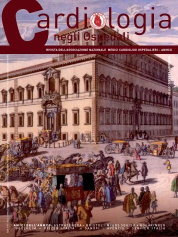 Cardiologia negli Ospedali nÂ° 167 Gennaio/Febbraio 2009 - Anmco