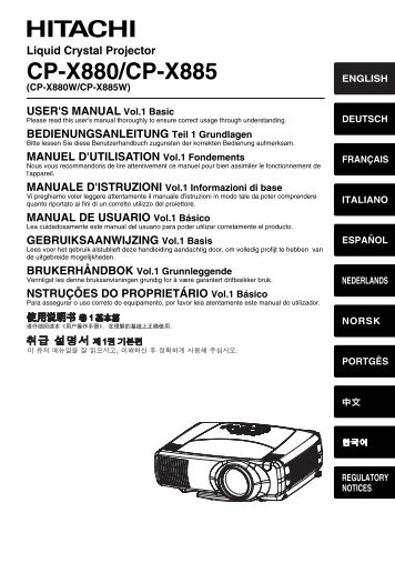 User Manual - Hitachi America, Ltd.