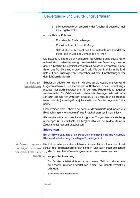 Bewertungs- und Beurteilungsverfahren - Mebis - Bayern