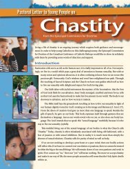 Pastoral Letter to Young People on Chastity â CCCB