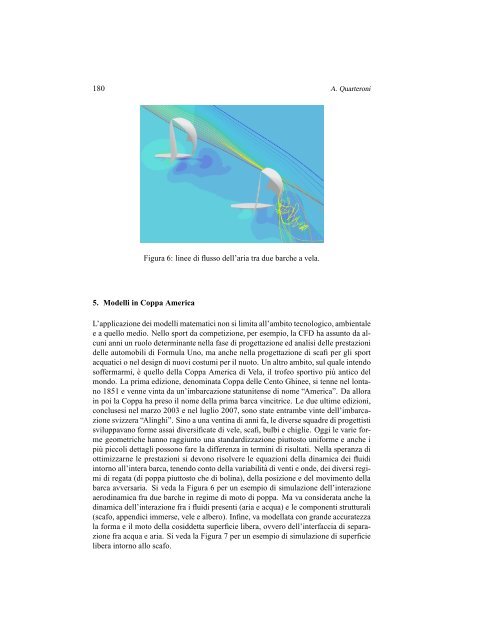 A. Quarteroni MODELLI MATEMATICI, CALCOLO SCIENTIFICO E ...