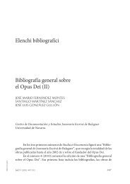 Bibliografía general sobre el Opus Dei (II) - ISJE