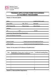 Nursing Attachment Application Form - National Heart Centre ...