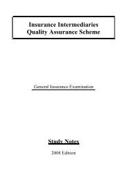 Insurance Intermediaries Quality Assurance Scheme