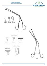 Berger Surgical Katalog 2006 / Catalogue 2006