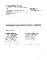 Memorandum in Support of Lead Counsel's Motion to Approve the ...