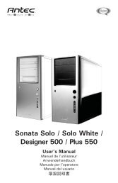 Sonata Designer and Plus_revised manual.indd - Antec