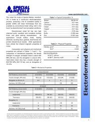 Electroformed Nickel Foil Web.qxd - Special Metals Wiggin