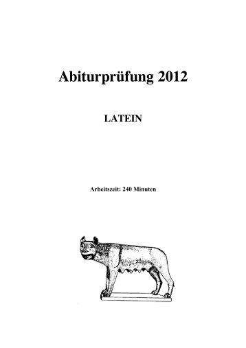 AbiturprÃ¼fung 2012