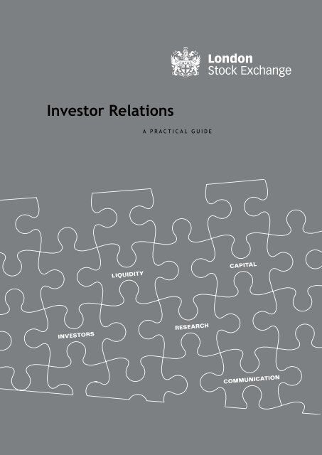 Investor Relations - A Practical Guide - Investis