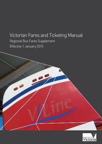 Regional Bus Fares - Public Transport Victoria