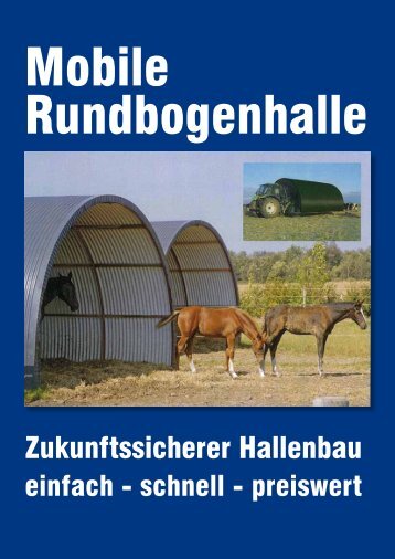 Mobile Rundbogenhalle - Agrotech Rackwitz