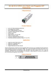 OC-48 IR-2/STM S-16.2 Multi-rate Pluggable SFP Transceiver
