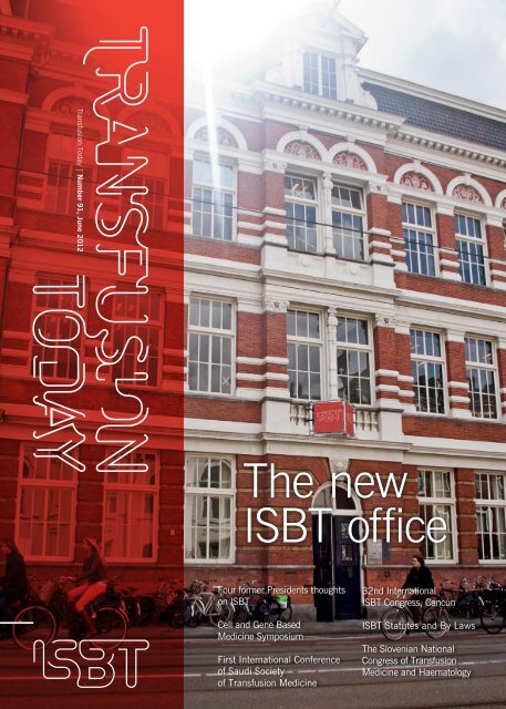 The New Isbt Office International Society For Blood - 