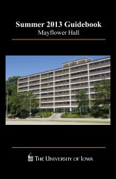 Mayflower Hall - Housing - The University of Iowa