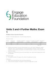 Unit 3 & 4 Further Maths - Practice Exam 1 - Engage Education ...