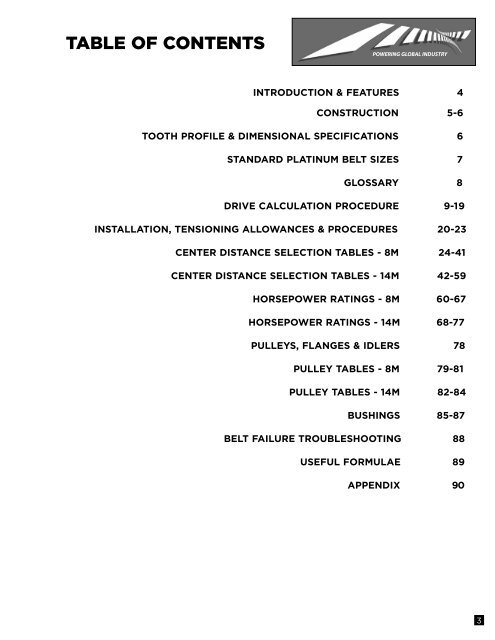 Platinum Belt Design Manual - Jason Industrial