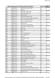 BMSS8 spare parts - Euromaid