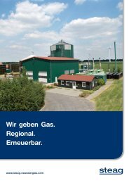 Wir geben Gas. Regional. Erneuerbar. - STEAG