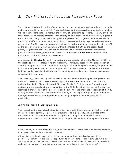 Morgan Hill Agricultural Policies and Implementation Program