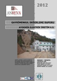 GAYRÄ°MENKUL DEÄERLEME RAPORU - Utopya Ä°nÅaat