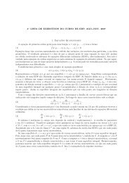 4a LISTA DE EXERCÍCIOS DO CURSO DE EDP, AGO.-NOV ... - IMPA